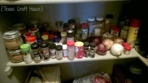  {Texas Craft House} Messy pantry turned organized pantry with this easy makeover